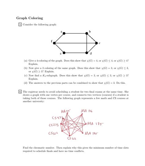 Image result for Graph Coloring Schedule Example