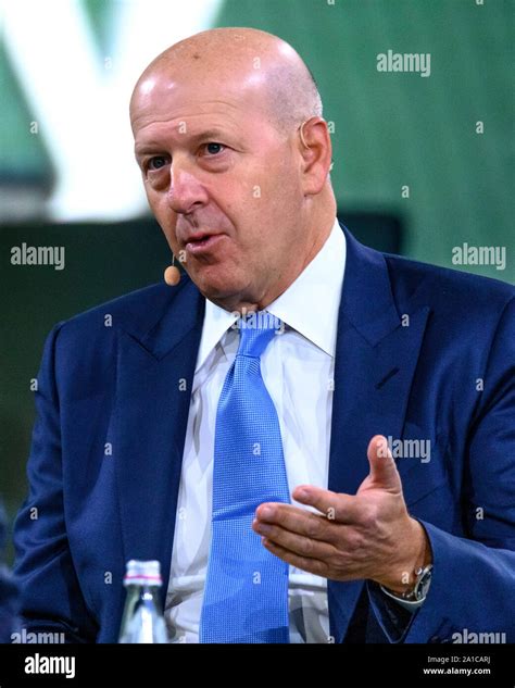 New York, USA. 25th Sep, 2019. Goldman Sachs Chairman and CEO David M. Solomon participates in ...