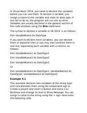 Image result for How to Declare Variables in Visual Basic