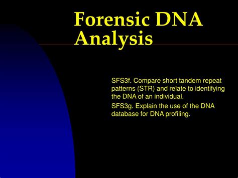Forensic DNA Analysis Methods 的图像结果