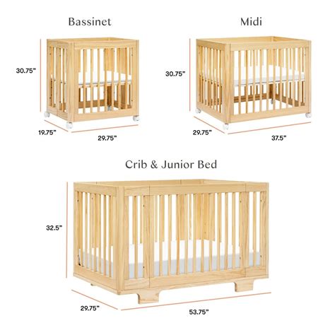 Babyletto Yuzu 8-in-1 Convertible Crib with All-Stages Conversion Kits ...