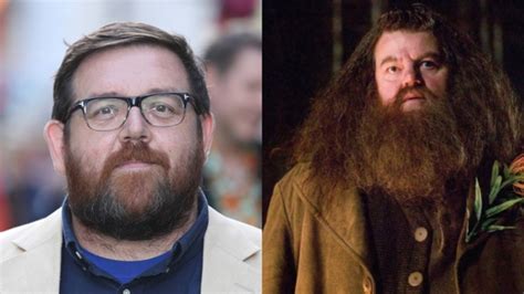 Nick Frost on following Robbie Coltrane as Hagrid in Harry Potter ...