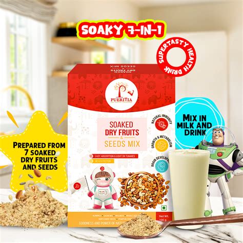 Soaked Dry Fruits Powder | Single Nutrition Source for Kids and Adults ...