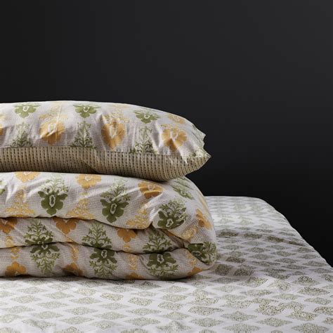 Jali Indigo Bedsheet & Pillow Cover Set