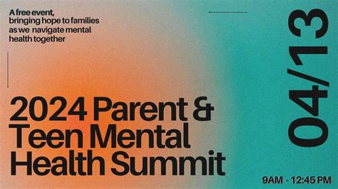 Parent and Teen Mental Health Summit - Free Event, 8765 W Kelton Lane ...