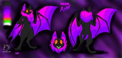 Just a base I colored in by furryfilth for my bat fursona, Aster : furry