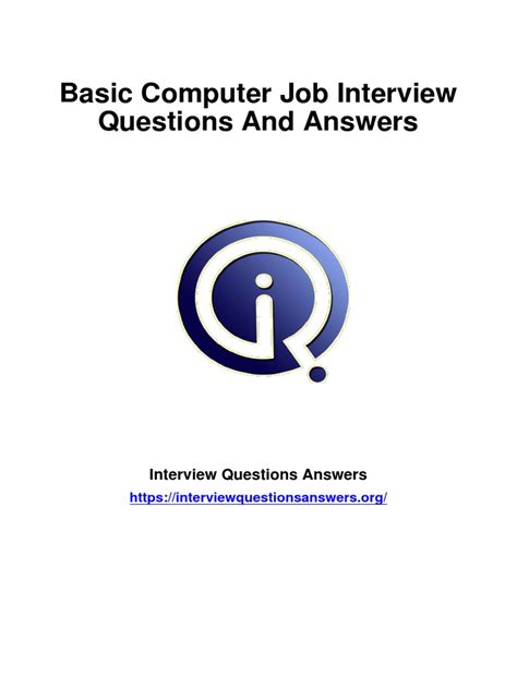 Image result for Computer Operator Interview Questions