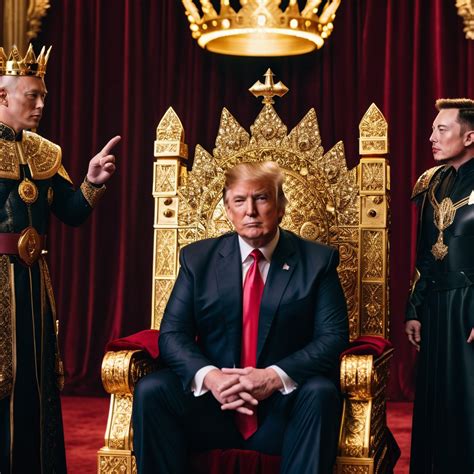 Donald Trump Receives Golden Crown | Stable Diffusion Online