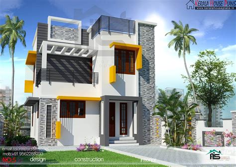 Three bedroom house plan kerala style