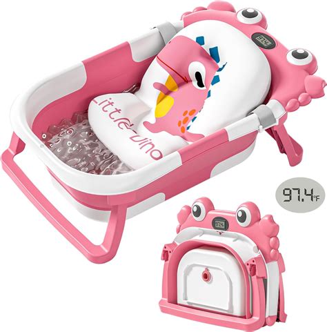 Amazon.com: TPN Collapsible Baby Bathtub for Infants to Toddler with ...