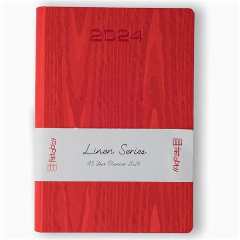 Kitabby - Linen Series | 2024 New Year Diary & Planner | A5 Size | One ...