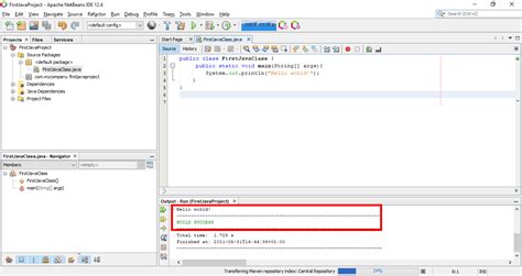 Image result for NetBeans Java HelloWorld
