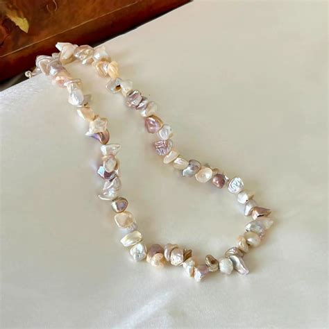 Multicolor Real Unshaped Pearl Necklet -Everyday Elegance | CherishBox ...