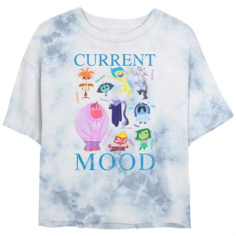 Disney / Pixar's Inside Out 2 Current Mood Juniors' Cropped Graphic Tee