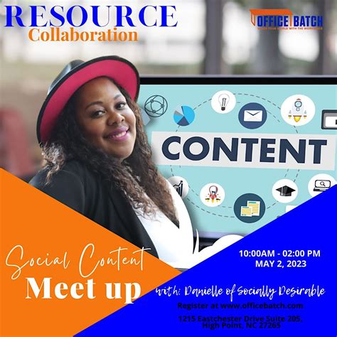 Social Content Meet up!, Office Batch, High Point, 5 September 2023 ...