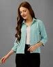 Buy Aqua Shirts for Women by FBELLA Online | Ajio.com
