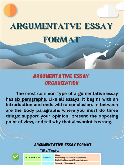 Argumentative Writing Structure 的图像结果