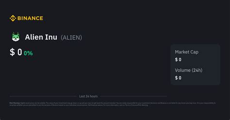 Alien Inu Price | ALIEN Price Index, Live Chart and INR Converter - Binance