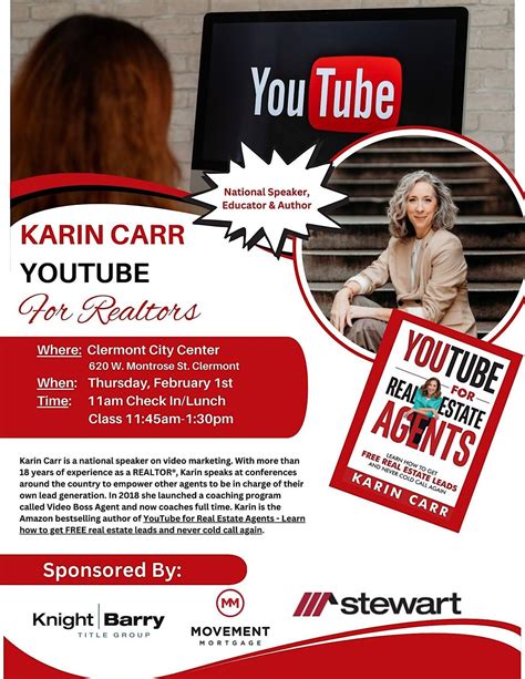 REALTOR Lunch and Learn: YOUTUBE FOR REAL ESTATE AGENTS, Clermont City ...