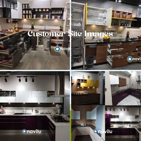 Customer Kitchen Site Images – Modular Kitchen Projects | Navilu