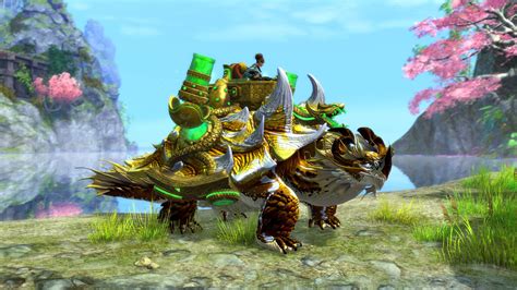 Siege Dragon's End with the Crested Dragon Siege Turtle - GuildWars2.com
