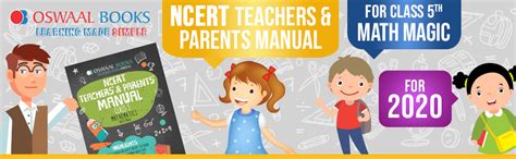 Oswaal NCERT Teachers & Parents Manual Mathematics Math Magic Class 5 ...