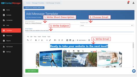 How To Send Out Mass Emails with EZ Contact Manager - EZ-ContactManager