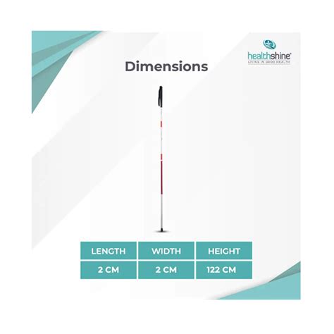 Healthshine Blind Stick Foldable HS936L - Cureka - Online Health Care ...