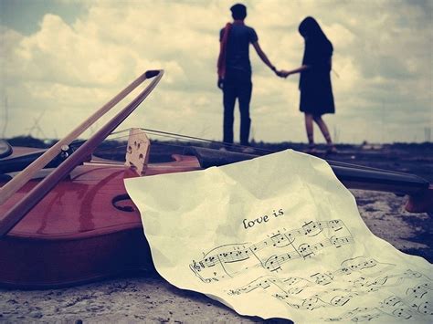 Download Sad Love Couple With Violin Wallpaper | Wallpapers.com