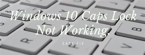 Image result for Keyboard Problems Cap Lock Not Working