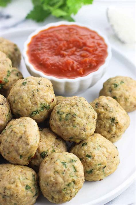 Italian Baked Turkey Meatballs