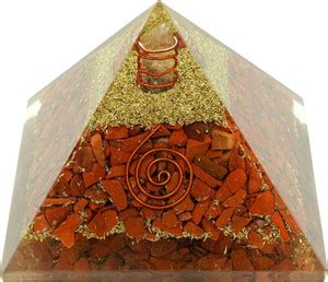 vastu vardan Vastu Red Jasper Pyramid (Size-3 Inch) Showpiece/ Vastu ...