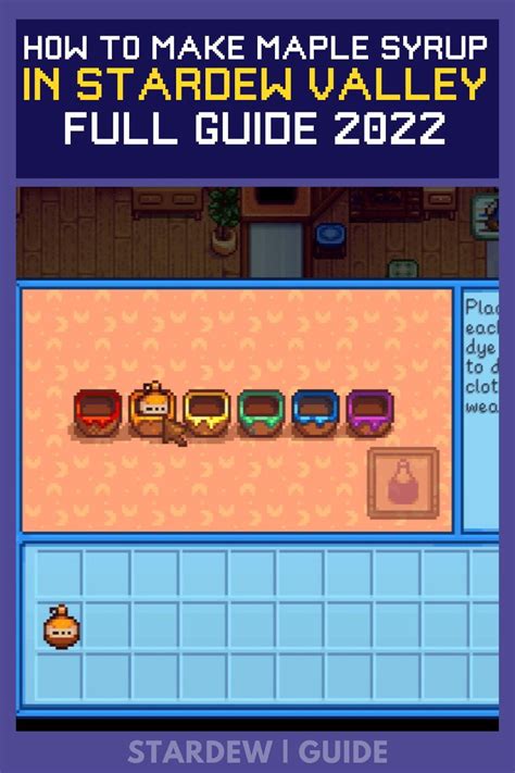 Who Loves Maple Syrup Stardew Valley at Joseph Eason blog