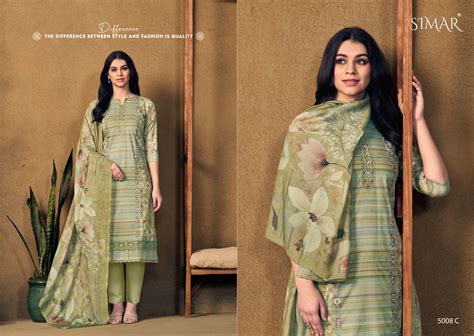 Glossy Simar Bani Pure Viscose Muslin Printed Salwar Kameez Collection