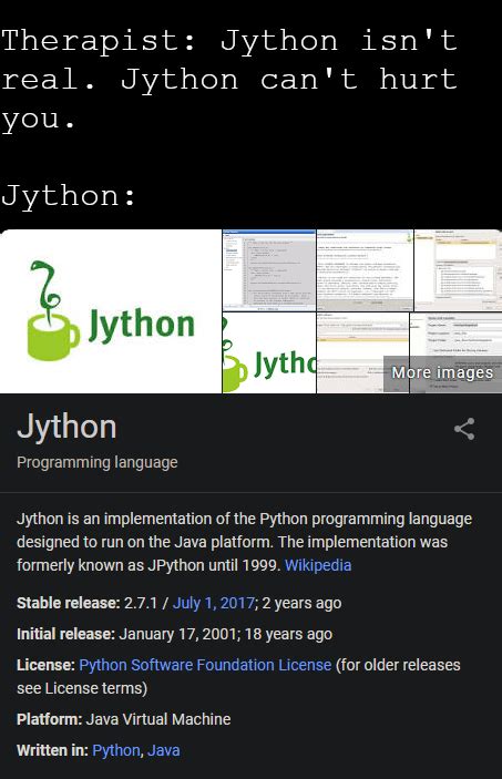 Image result for Python vs Java Meme