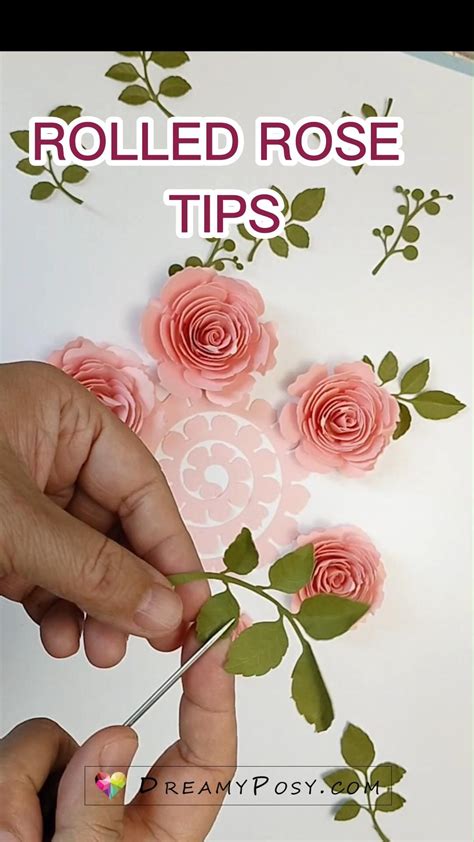 Image result for Rolled Paper Flower Tutorial