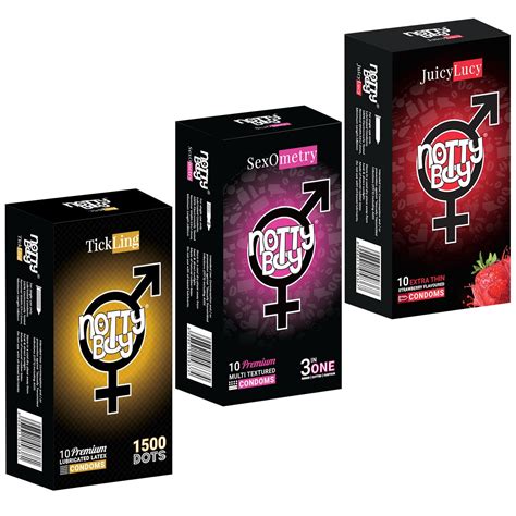 Buy NOTTY BOY 1500 Dots, 3-In-One Ribbed, Dotted, Contoured and ...