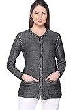 One Femme Women's Woollen Self-Design Solid Color Cardigan: Amazon.in ...