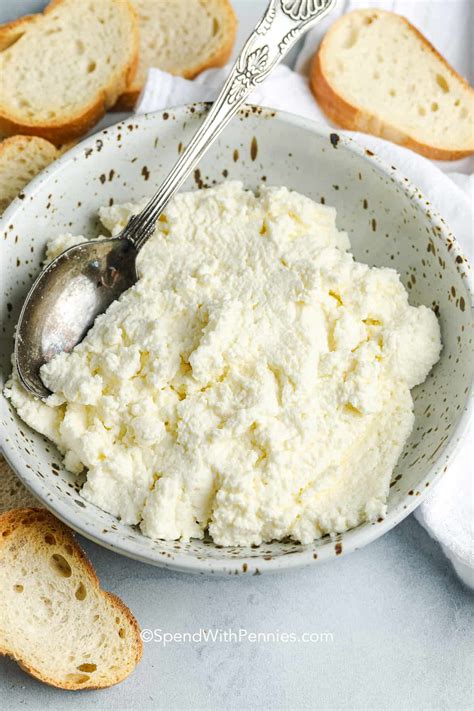 Homemade Ricotta Cheese - Spend With Pennies 2023- thebrosandbrews.com