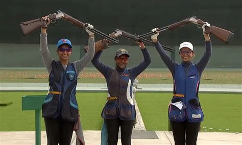 After silver, Ganemat Sekhon helps Indian women's skeet team win gold ...