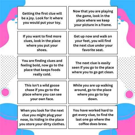 Free Printable Indoor Scavenger Hunt | Plan Your Year Easily!