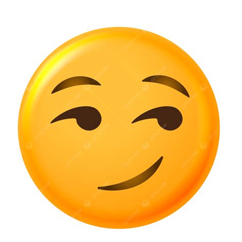 Smirking Face Emoji Vector, Smirking Face Emoji, Emoji, Smily Face PNG ...
