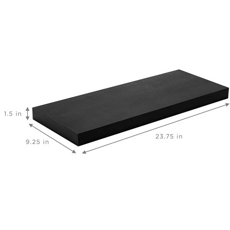 Sorbus Floating Shelf Large 24 x 9 - Hanging Wall Shelves Decoration ...