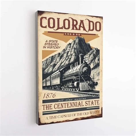 Colorado Historic Nil Sine Numine Poster