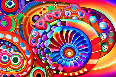 Premium Photo | Abstract Art and Patterns Fascinate viewers with ...