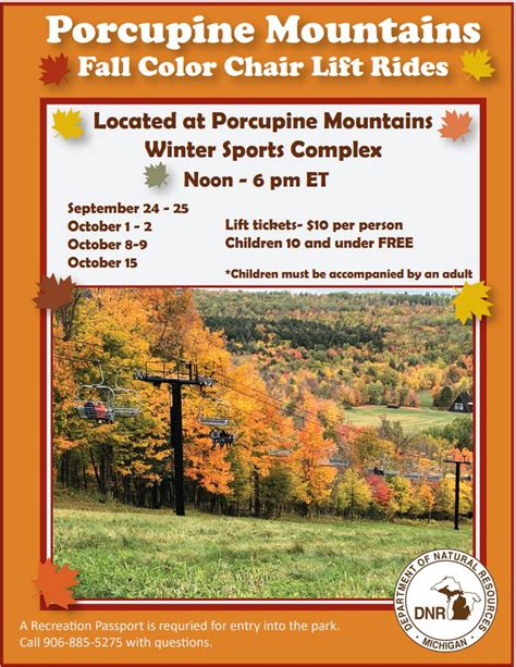 Fall color chairlift rides: 5 spots to see Michigan’s amazing views ...