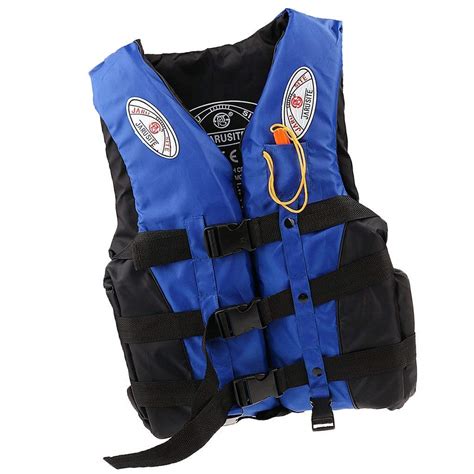 Inllex Life Jacket with Lifeguard Whistle 3-Buckle and Crotch Straps ...