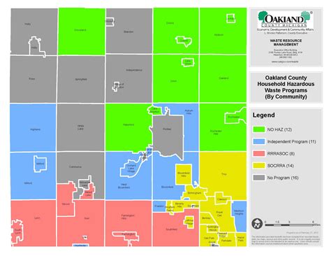 Oakland County Road Map