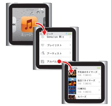 第6世代 iPod nanoの基本的な操作方法 | iPhone Wave