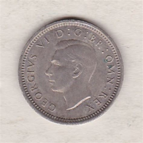 1942 Silver Threepence Coin - George VI | Dorset Coin Company